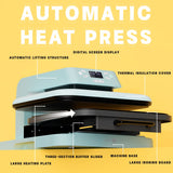 Hat Press Machine - Hat Press Heat Machine for Caps + HTVRONT Automatic Heat Press Machine for T Shirts