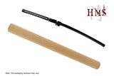 Hand Forged 1080 Steel Long-Handle Tomoe Crest Katana Full Tang Sword