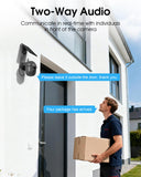 ARCCTV Solar Security Cameras Outdoor Wireless WiFi 4MP 2.5K Grey(4 Pack)