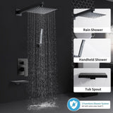 Faucet Set with Tub Spout 10 Inch, Shower Head RTTWYYUU