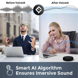 Speakerphone+Daisy Chain Cable - Luna Computer Speaker with Microphone 2pcs w/Cable, Conference Microphone EMEET