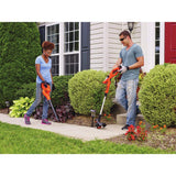 BLACK+DECKER 20V MAX* POWERCONNECT 10 in. 2in1 Cordless String Trimmer/Edger + Sweeper Combo Kit (LCC222)