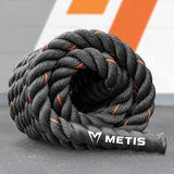 FORZA 30ft, 40ft and 50ft Battle Rope – 1.5ft & 2-inch-Thick, Premium Quality Weighted Gym Rope for Fitness, Strength Training, Crossfit and More (40ft, 1.5 inch)