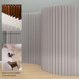 Portable Folding Paper Room Dividers - Versatile Privacy Partitions for Dorms, Offices, Studios & Exhibits - Easy Setup, Space-Saving, Grey Room Separator Panels
