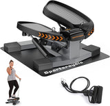 Sportsroyals Stair Stepper for Exercises-Twist Stepper with Resistance Bands and 330lbs Weight Capacity
