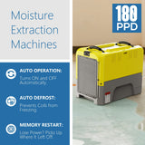 ALORAIR 180 PPD Commercial Dehumidifier with Pump, 6-Year Limited Warranty