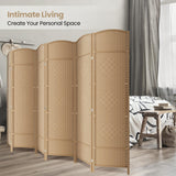 6 Panel Room Divider,6Ft Folding Privacy Screen,Tall - Extra Wide Foldable Panel Partition Wall Divider