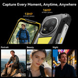 Blackview Rock 2 Pro 5G Rugged Phone Android 16, 15000mAh/33W Dual 400LM Camping Light, 32GB+256GB/2TB Rugged Smartphone Unlocked Gemini AI, 16MP+13MP 6.78" 2.4K 120Hz Glove Mode/NFC