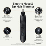 MANSCAPED® The Weed Whacker® 2.0 Electric Nose & Ear Hair Trimmer – 7,000 RPM Precision Tool with Rechargeable Battery, Wet/Dry, Easy to Clean, Improved Stainless Steel Replaceable Blade