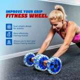 Toddmomy Ab Wheel Roller For Core Workout, Ab Roller Fitness Exercise Wheel Devices Abdominal Trainer for Men Women Core Strength Training Home Gym Fitness Equipment