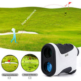 BH600 Precision Pro Golf Rangefinder with Slope On/Off, Tournament Legal,1200 Yards Laser Range Finder