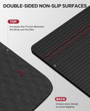 HAPBEAR Extra Large Yoga Mat - 72"x48"x6mm (1/4 inch), Non-Slip, Durable, Eco-Friendly, Thick Wide Exercise Mat for Home Workouts, Yoga, Pilates, Stretching, Meditation (Barefoot Exercise) HAPBEAR