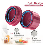 UNERVER M11 Mason Jar Vacuum Sealer - Electric Mason Jar Vacuum Sealer Kit with Wide and Regular Mouth Mason Lids, Jar Vacuum Sealer for Canning Jars, Vacuum Sealing Machine for Food Storage