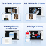 CZUR Shine Ultra Smart Portable Document Scanner, Thin Book Scanner