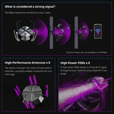 Reyee AX6000 WiFi 6 Router, Wireless 8-Stream Gaming Router, 8 FEMs, 2.5G WAN,2.0 GHz Quad-Core CPU, WPA3, Smart VPN for Large Home (RG-E6) Reyee