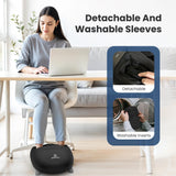 COMFIER Shiatsu Heated Foot Massager with Heat for Plantar Fasciitis Neuropathy, Deep Kneading Vibration Feet Massager for Mon Dad Men Women-Home Office Use
