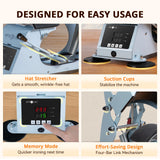 Hat Press Machine - Hat Press Heat Machine for Caps + HTVRONT Automatic Heat Press Machine for T Shirts