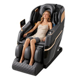 JUGOO Massage Chair Full Body 2026 Zero Gravity Massage Chair with 8 Fix Rollers, Heating, Foot Rollers, Bluetooth Speaker, Airbags, Shiatsu Massage Chair Daily Use