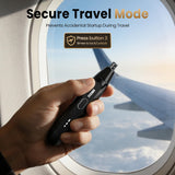 Nose Hair Trimmer for Men Women - HACLI Electric Painless Nose Hair Clipper, 8000RPM Powerful Motor, IPX7 Waterproof, Safe & Quiet, Replaceable Head, Travel Lock USB-C Rechargeable