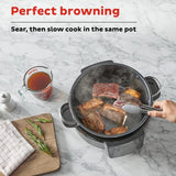 7.5QT Slow Cooker and Multicooker, 4-in-1 Functions, Sears/Sauté, Slow Cooks/Roast, Steams and Warms, From The Makers of Instant Pot Instant Pot