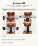 FeelinGirl Women Corset Workout Waist Trainer Belt Tummy Control Waist Cincher Sport Waist Trimmer Slate Blue XL