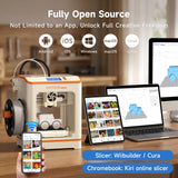 3D Printer with WiFi Cloud Print, Fully Assembled Mini 3D Printer for Beginners and Kids, Auto Leveling