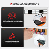 Wall Mounted Fishing Rod Holder for Garage | Holds Up to 6 Rods or Combos, Fits Most Fishing Poles（2 Pack） PROBITE