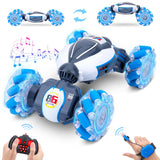 Gesture Sensing RC Stunt Car - Boys Toys Age 6-12, 360° Rotating 4WD Hand Controlled Remote Control Twist Car with Light & Music, Cool Birthday Presents and Ideas Gifts for Kids Age 7 9 10 11 12 yr