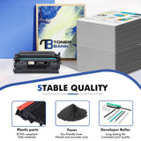 Black High Yield 58A Compatible Replacement for HP 58X CF258X 58A CF258A Toner Cartridge Toner Bank