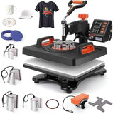 Heat Press Machine for T Shirts, 9 in 1 Auto Hat Heat Press Sublimation-12 X 15'' Towallmark