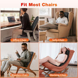 SLOTHMORE Vibration Back Massager for Chair with Heat, Chair Massager Pad with 8 Vibration, Seat Cushion for Seniors, Office Workers & Family, Fatigue & Pain Relief in Office, Home & Travel