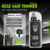 LQT Hair Clippers for Men 2 in 1 Beard and Mustache Trimmer for Men T Liners Zero Gap Trimmers Electric Cordless Nose and Ear Hair Trimmer Grooming Kit with Bag, to Son Husband Father Men's Gifts