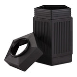 Safco Canmeleon Garbage Can for Indoor and Outdoor Use, Durable & Weather-Resistant Trash Receptacle, 30 Gallons Safco