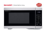 SHARP Countertop Microwave Oven with Removable 12.4" Carousel Turntable, 1000 Watt, 1.1 Cubic Feet, Stainless Steel