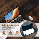 71" L x 35.5" W Large Meeting Table with Metal Frames, Rectangle Conference Room Table with Cable Grommet for Office, Boardroom