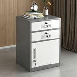 Metal File Cabinet Locking Filing Cabinet Under Desk Storage Organizer