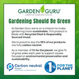 Garden Tool Set 3pc Hand Trowel Transplanter Cultivator – Heavy Duty Rust Resistant Stainless Steel