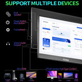 MNN 15.6" FHD 60Hz Portable Monitor USB-C HDMI IPS HDR Gaming Laptop