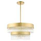 Livex Lighting 49825-91 6-Light Chandelier, Brushed Nickel
