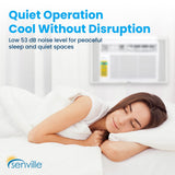 Senville 12000 BTU Window Air Conditioner, Cools Up to 550 Sq. Ft., Easy to Use, Washable Filter