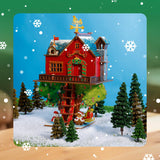 3D Wooden Puzzles for Adults Treehouse Christmas Decorations Miniature Kit