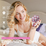 Electric Razors for Women, 7D Shavers for Women with LED Display, Rechargeable Waterproof Electric Shaver, 5-in-1 Multi-Function Body Hair Shaver Grooming Kit for Legs/Face/Armpits/Bikini(Pink)