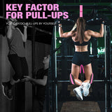 Ayombo Pull Up Assistance Bands, Heavy Duty Pull Up Resistance Bands for Strength Training, Adjustable Assist Band with Foot Strap, Suitable for Families Gyms Parks with Pull-Up Bars Equipment