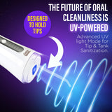 GuruNanda Advanced Dental Water Flosser 3.0 with UV Mode Water Flosser & 24 Aquapods with Mouthwash for Fresh Breath & Plaque Removal, Compact & TSA-Friendly