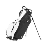 Lightweight Golf Stand Bag with 7 Way Full-Length Dividers (Black/White) KVV
