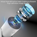 Wireless Mini Projector with WIFI 6 and Bluetooth, 4K 1080P Support Portable Projector 180° Rotatable. 17"-130" Screen Video Projector. Compatible for Smartphone, Laptop, PC(Q5 mate)