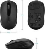 Rii 10-Pack Wireless Mouse,2.4G Portable Computer Mice for PC, Laptop