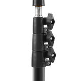 New valley warbler Hair Dryer Tripod Stand with Universal Clip, 20-63 Inch Adjustable Tripod Holder, Black