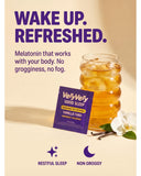 VeryVery Good Tea Sleep Tea, Vanilla Taro Instant Sleep Tea Sachets, Chamomile & 2mg Melatonin, Restful Sleep Support, No-Steep Dissolving Tea Crystals, Hot or Cold Drink Mix, No Tea Bags, 16 Count