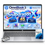 HP OmniBook 3 14-inch Laptop Copilot+ PC, 2K OLED, 16GB LPDDR5x, 512GB SSD